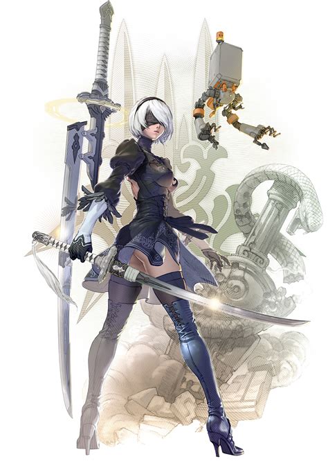 sexy 2b|2B NieR Automata & Soul Calibur 6 Fanart .